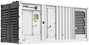 Large containerised diesel generator