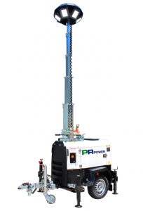 PR-ECO 360 LED Mobile Lighting Tower at PR Power Australia