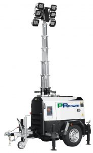 PR-ECO LED Mobile Lighting Tower at PR Power Australia