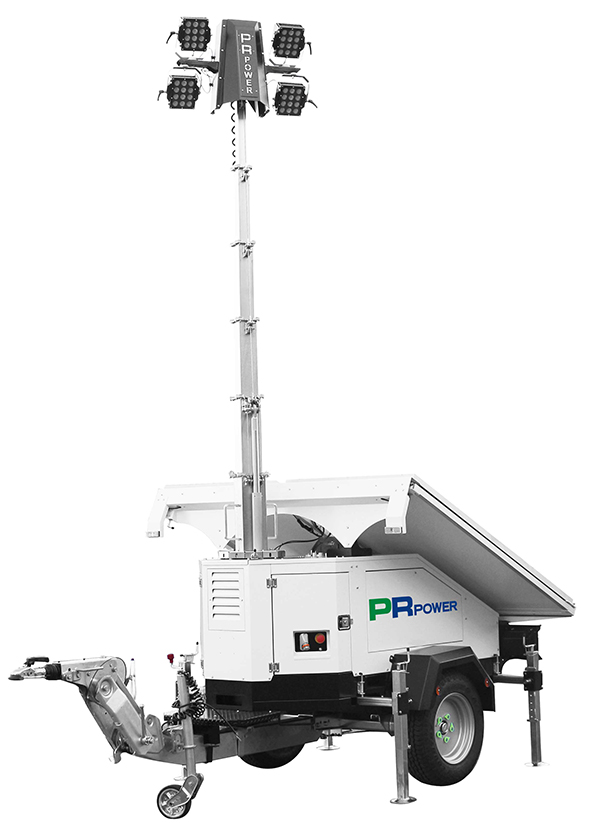 PR-ECO Solar LED Mobile Lighting Tower at PR Power Australia